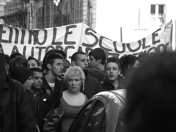 manifestazione studenti- torino, 17 nov 2010
